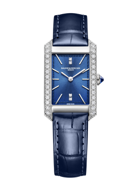 Baume & Mercier Hampton Watch Diamond Set - 35 x 22mm