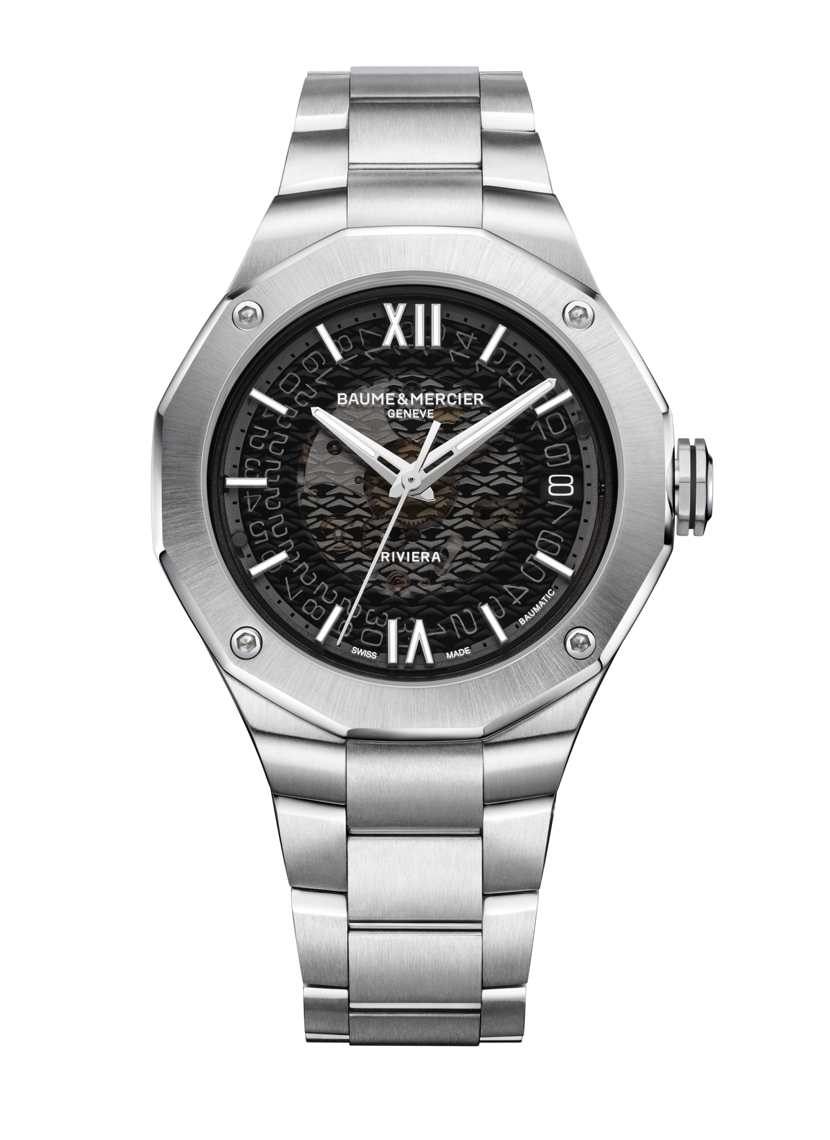 Baume & Mercier Riviera Automatic Watch Date Display - 39mm