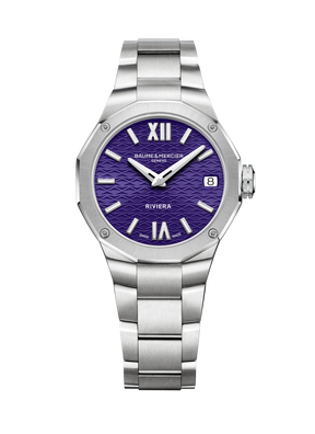 Baume & Mercier Riviera Quartz Watch Date Display - 33mm