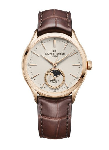 Clifton Baumatic Moon Phase Watch - 39mm
