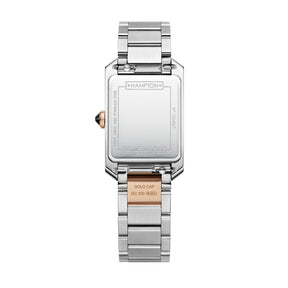 Hampton 10751 Quartz, Steel & Steel Pink Gold Capped Women's Watch 35 x 22mm