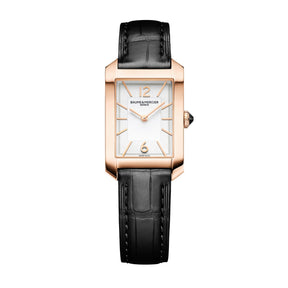 Baume & Mercier Hampton 10752 Quartz 18K Pink Gold Titanium Women's Watch 35 x 22mm