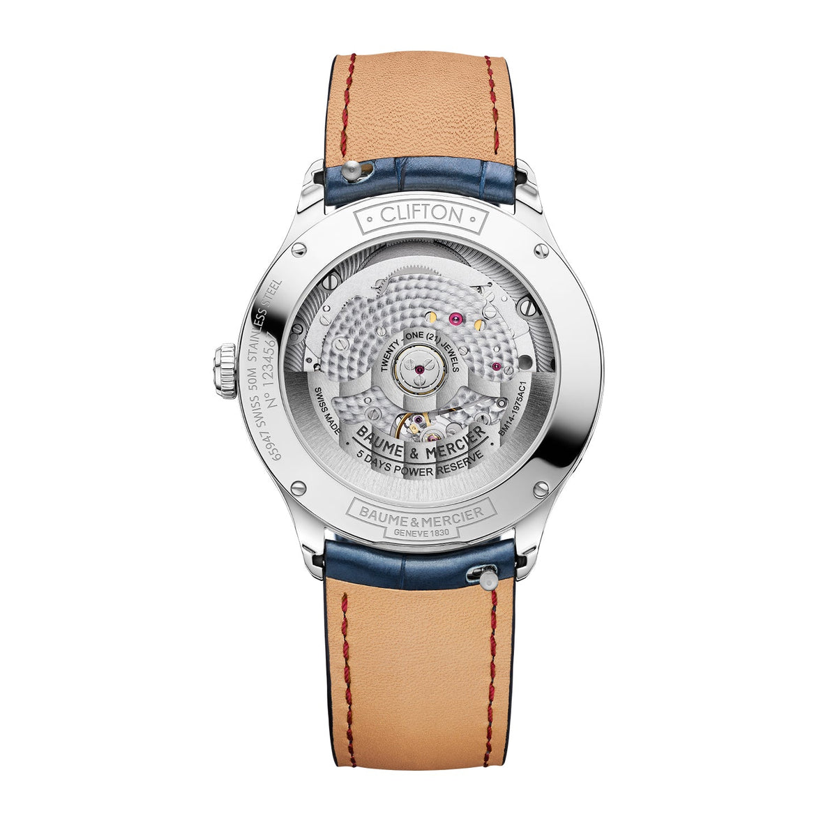 Clifton 10756 Automatic, Moon Phase, Date Men's Watch 39mm