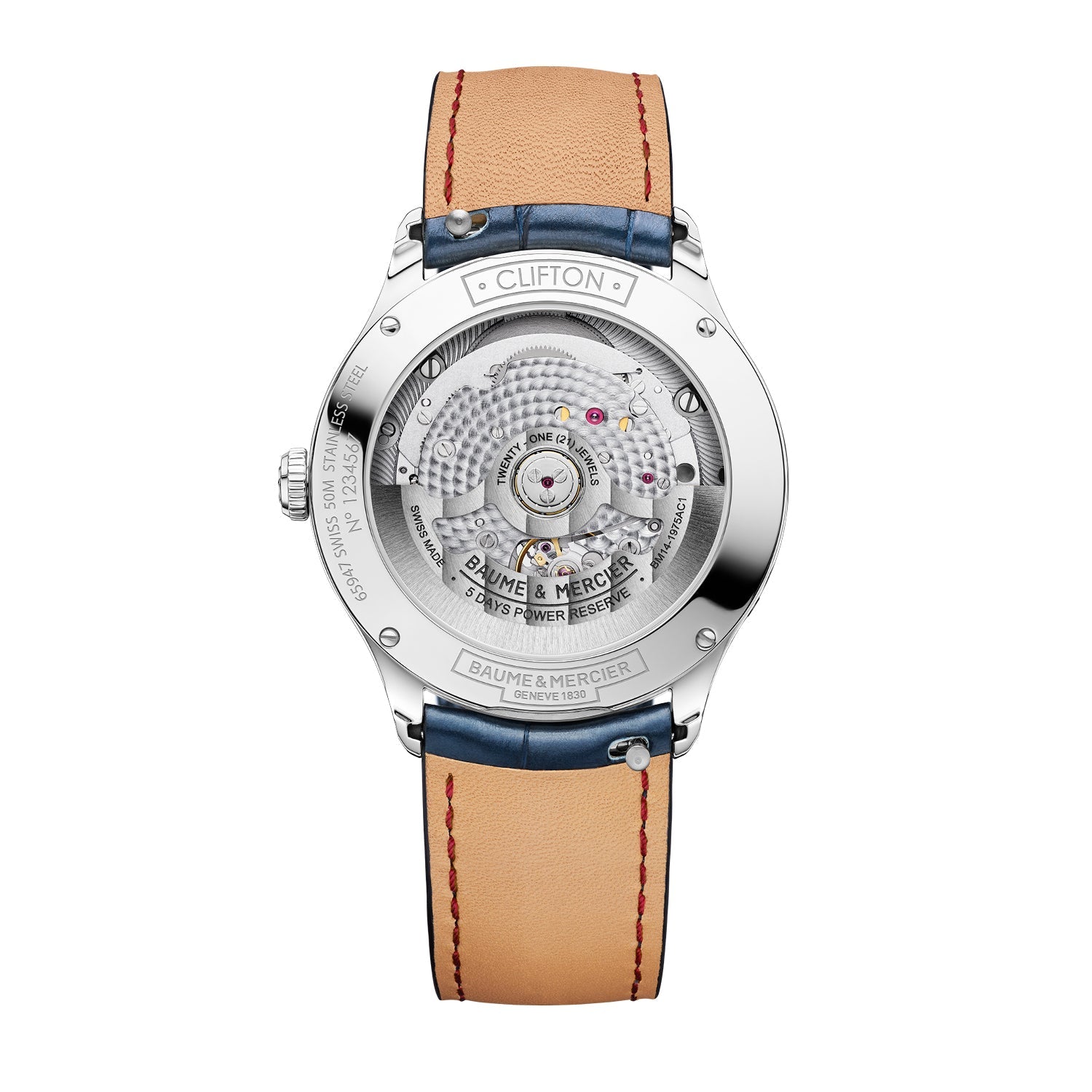 Clifton 10756 Automatic, Moon Phase, Date Men's Watch 39mm