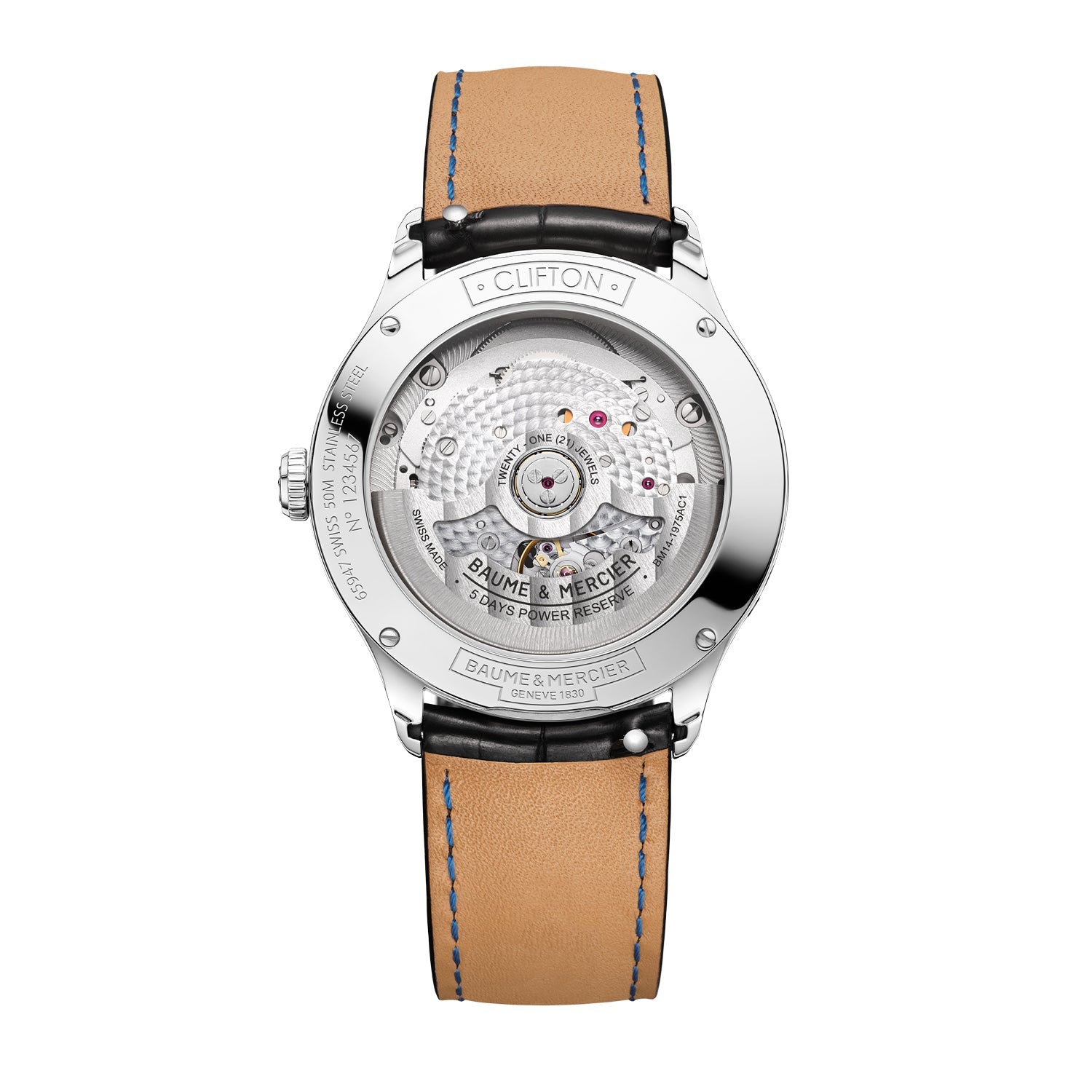Clifton 10758 Automatic, Moon Phase, Date Men's Watch 39mm