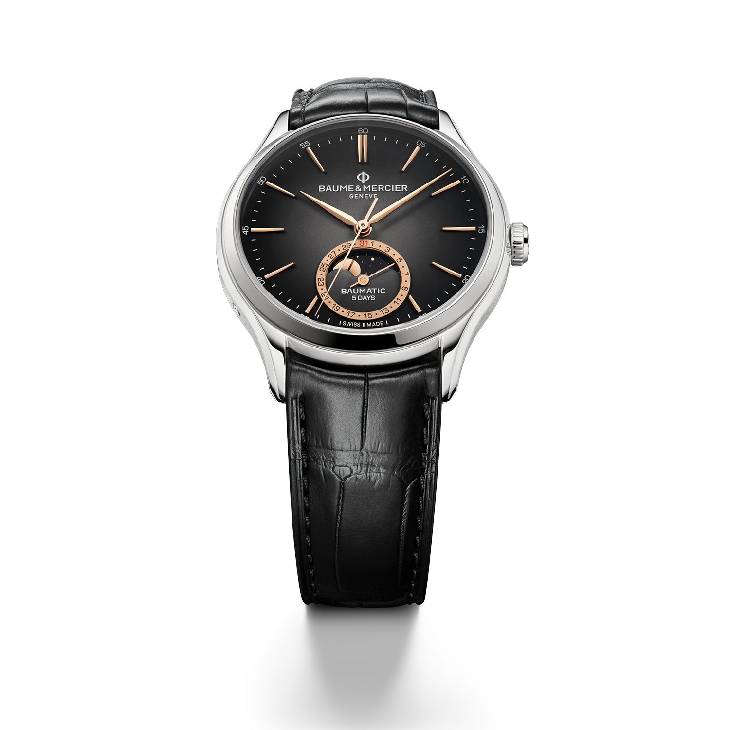 Clifton 10758 Automatic, Moon Phase, Date Men's Watch 39mm