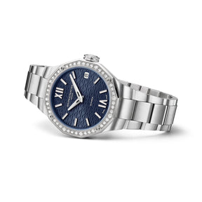 Riviera 10765 Quartz, Date Display, Diamond-Set Women's Watch 33mm