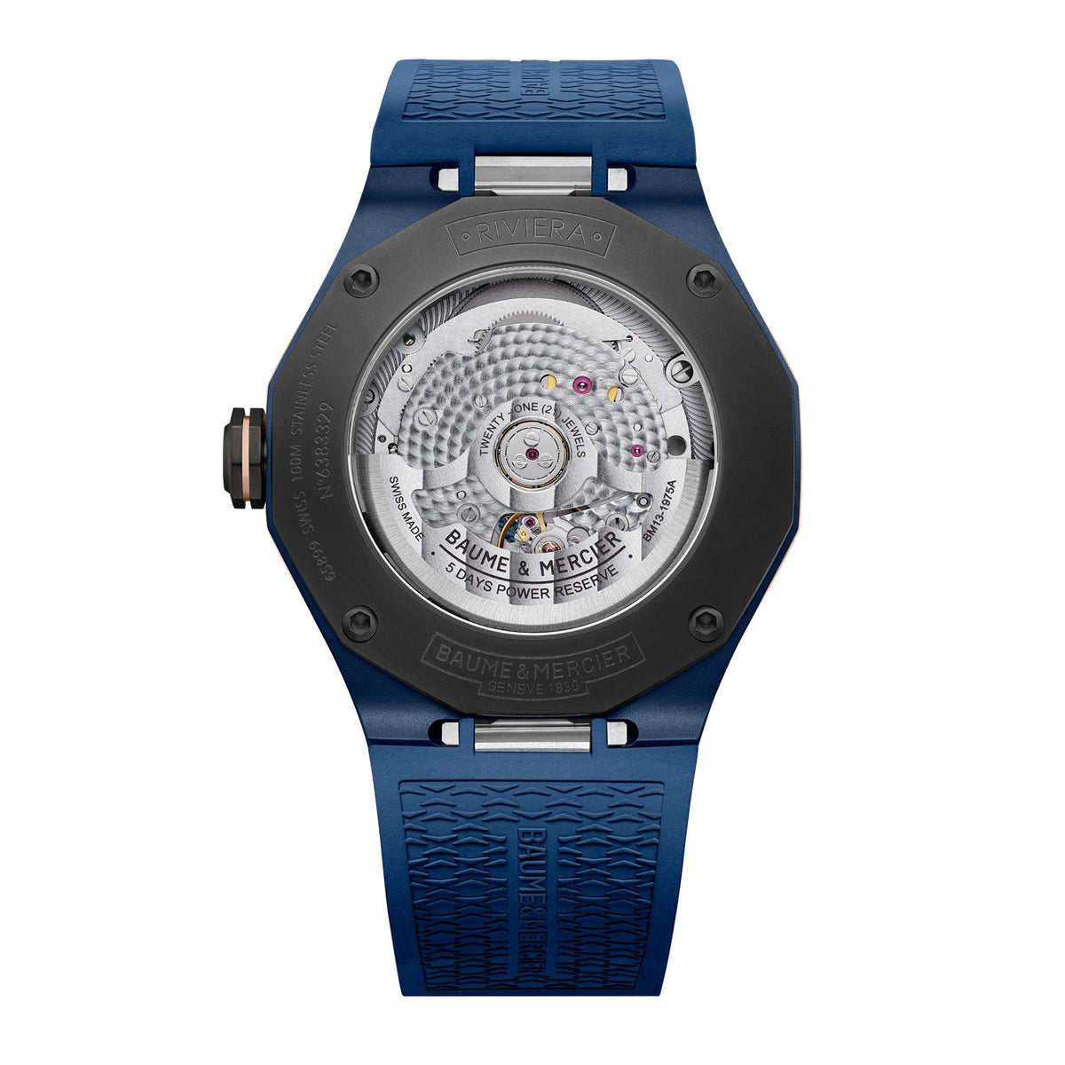 Riviera 10769 Automatic, Steel Titanium Men's Watch 42mm