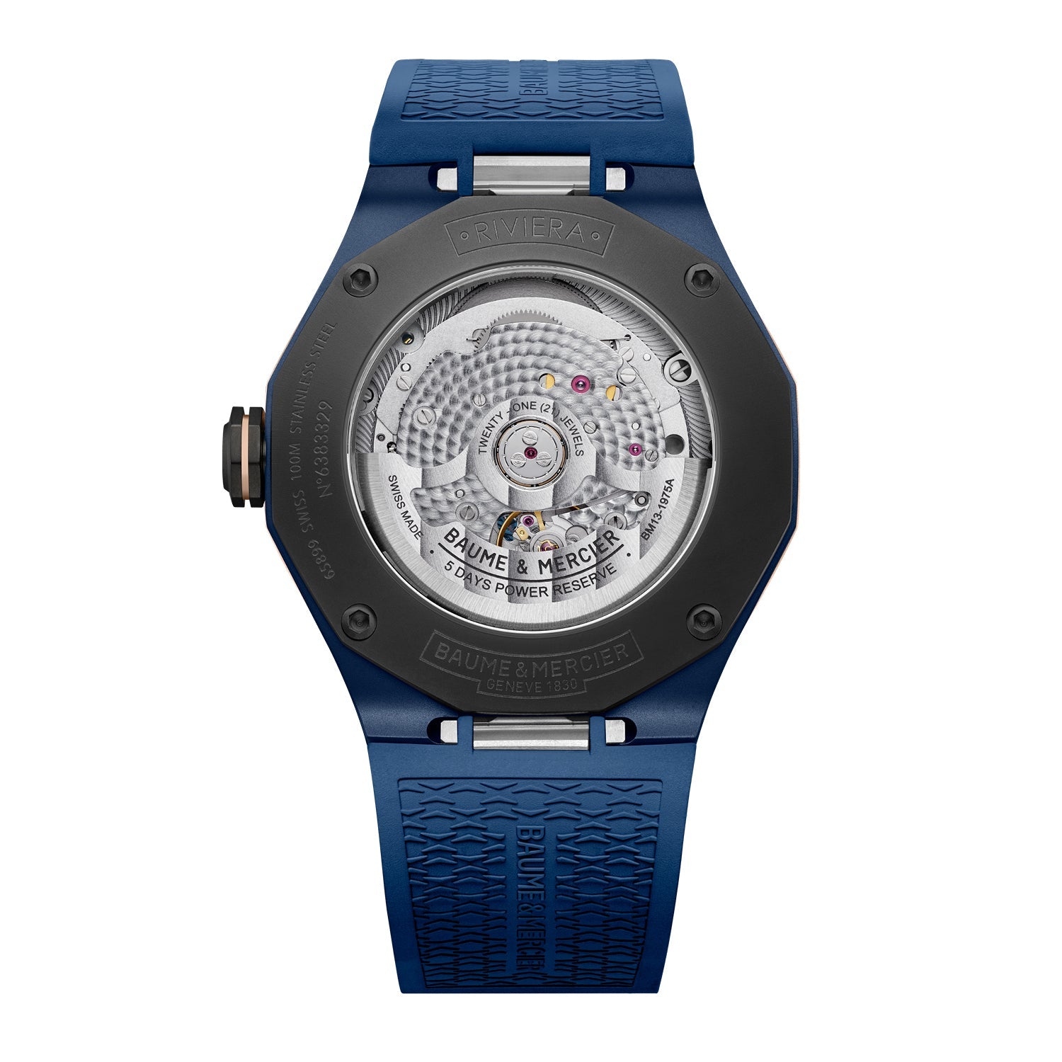 Riviera 10769 Automatic, Steel Titanium Men's Watch 42mm