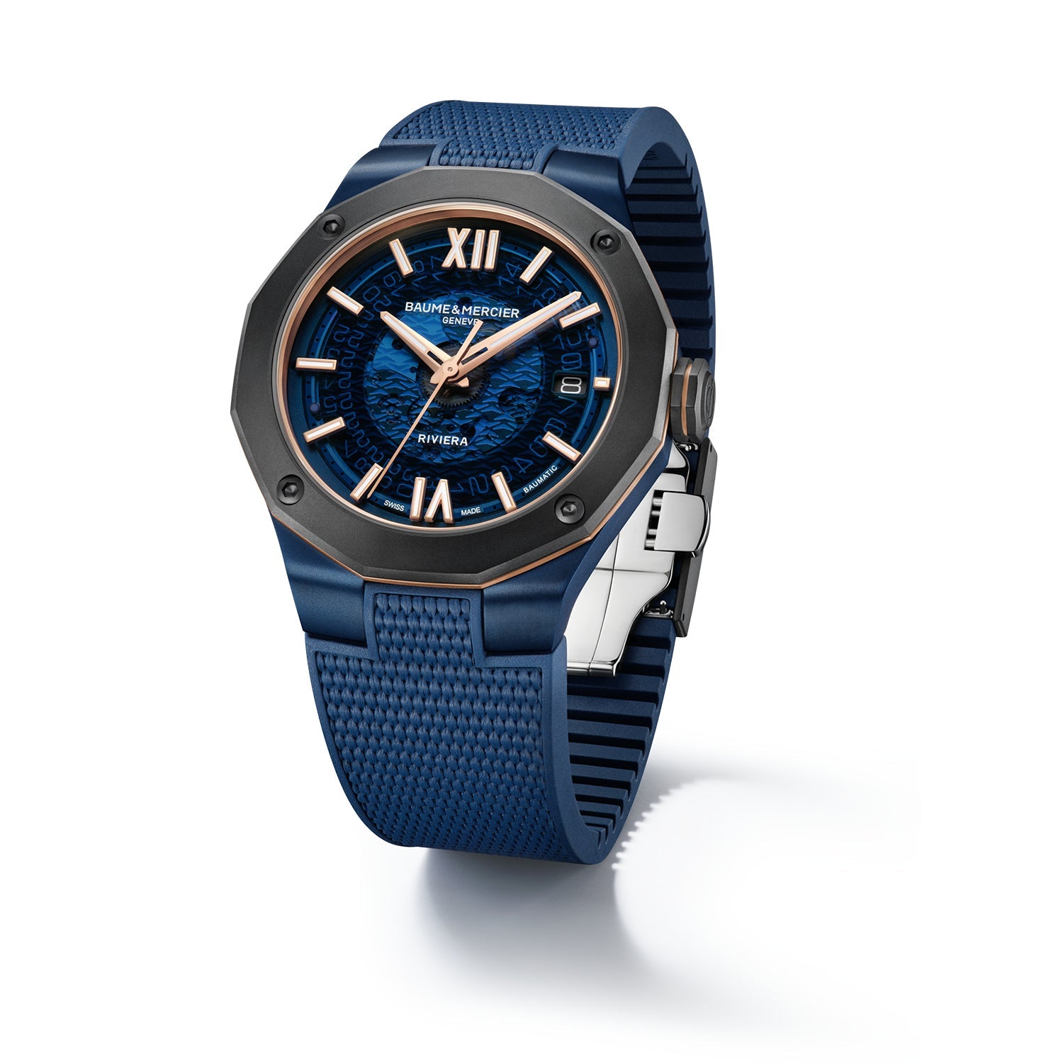 Riviera 10769 Automatic, Steel Titanium Men's Watch 42mm