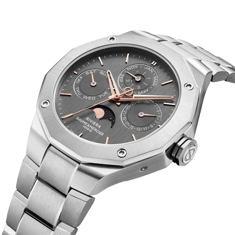 Riviera 10786 Automatic, Perpetual Calendar Unisex Watch 40mm