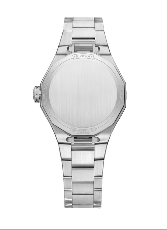 Riviera 10796 Quartz, Date Display, Diamond Set Women's Watch 33mm