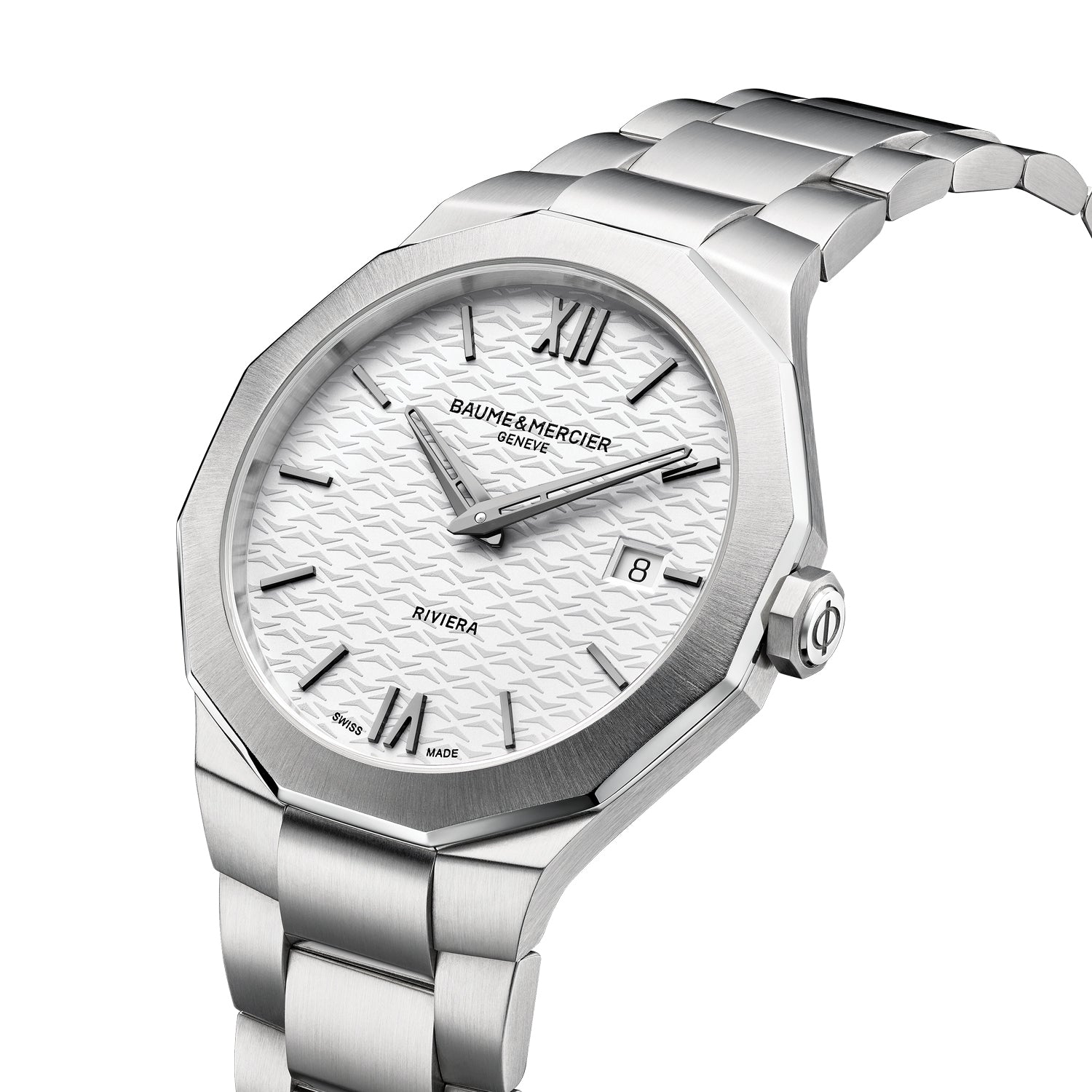 Baume & Mercier Riviera 10845 Quartz Watch, Date Display 39mm