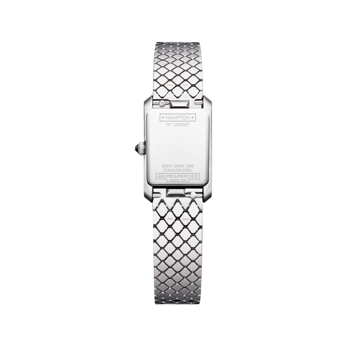 Baume & Mercier Hampton 10860 Quartz Watch - 28 x 17.75mm