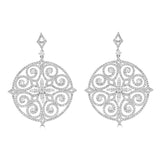 Diamond Filigree Earrings