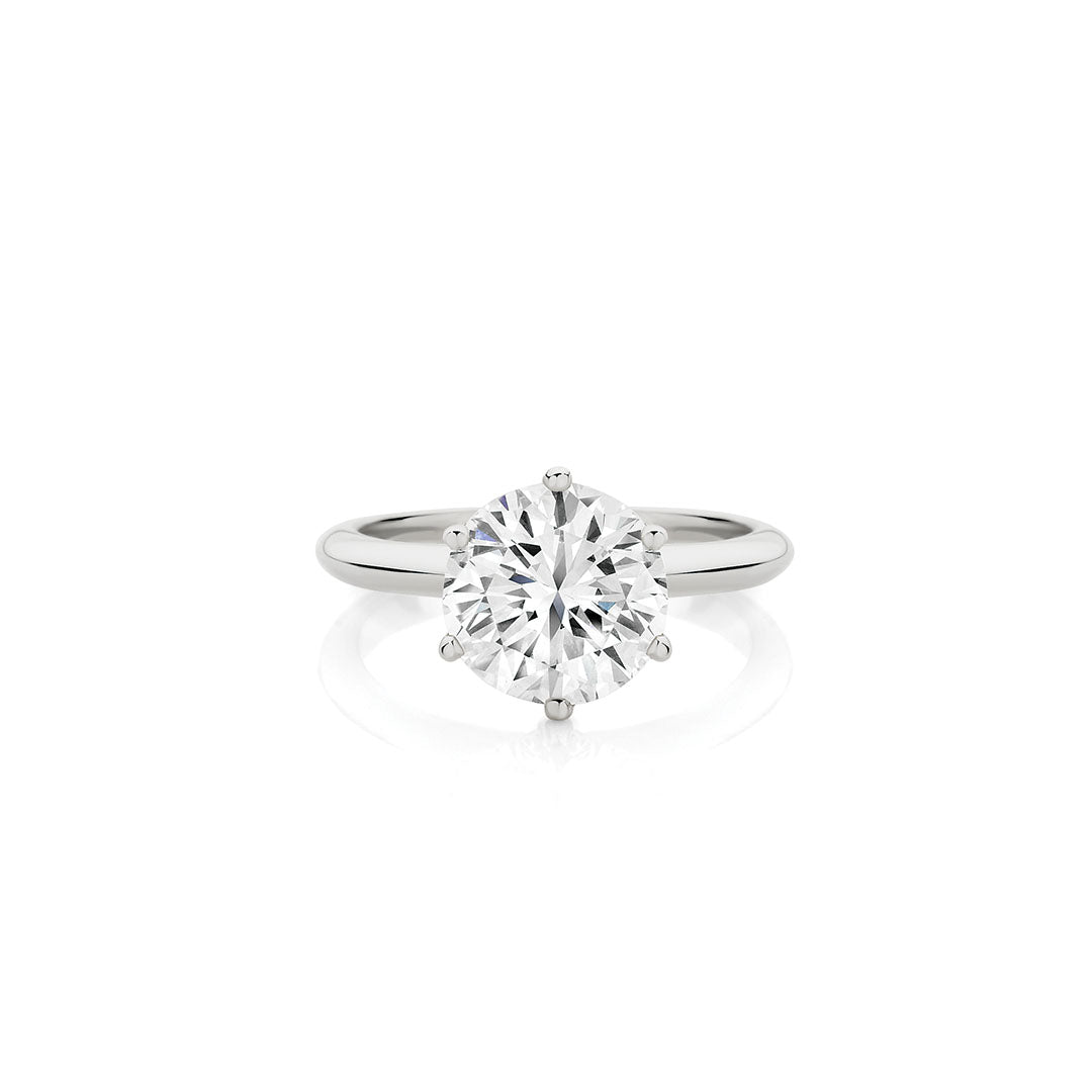 Round Brilliant Cut Solitaire Engagement Ring