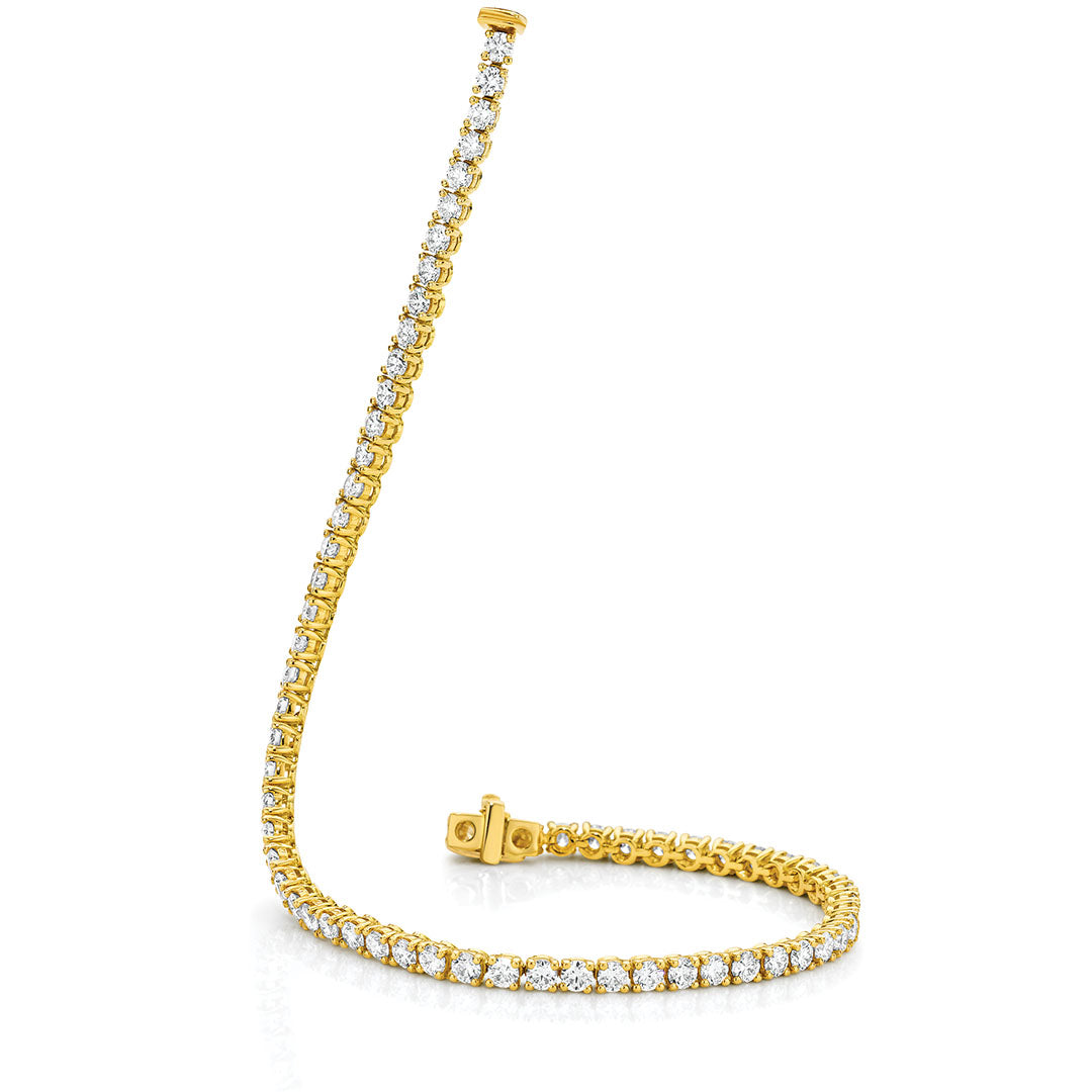 Classic Round Cut Diamond Tennis Bracelet