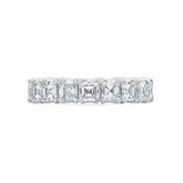 Asscher Cut Diamond Eternity Dress Ring