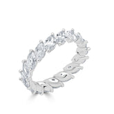 Marquise Cut Diamond Wedding Band