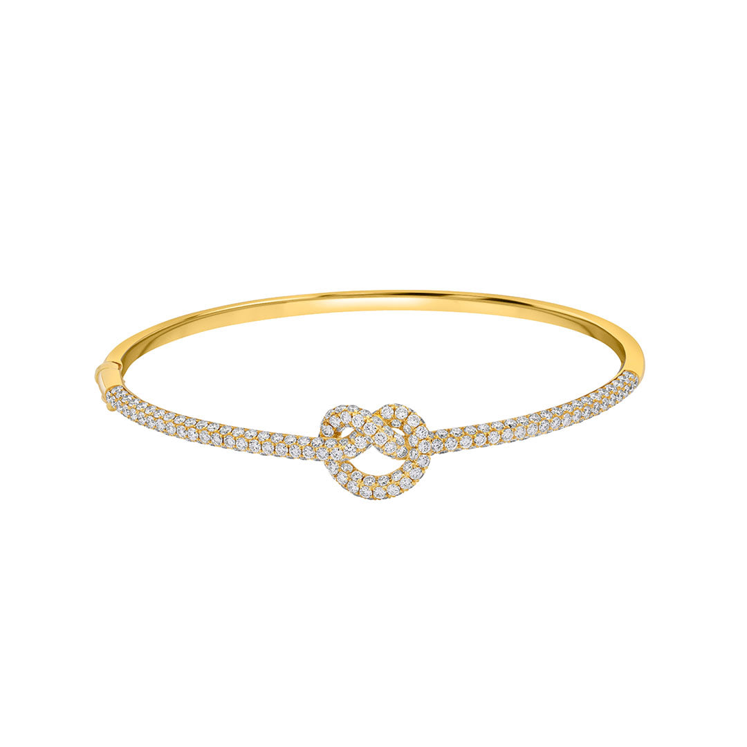 Gold Knot Bangle
