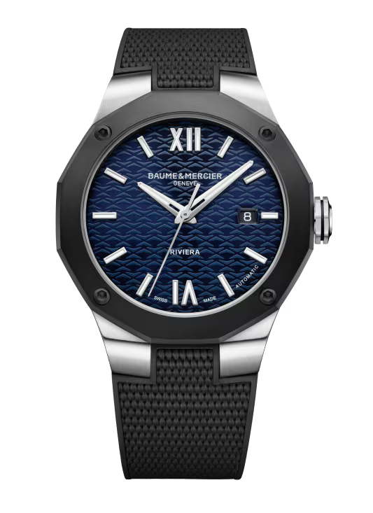 Riviera 10768 Automatic, Date Display Blue Dial Men's Watch 42mm