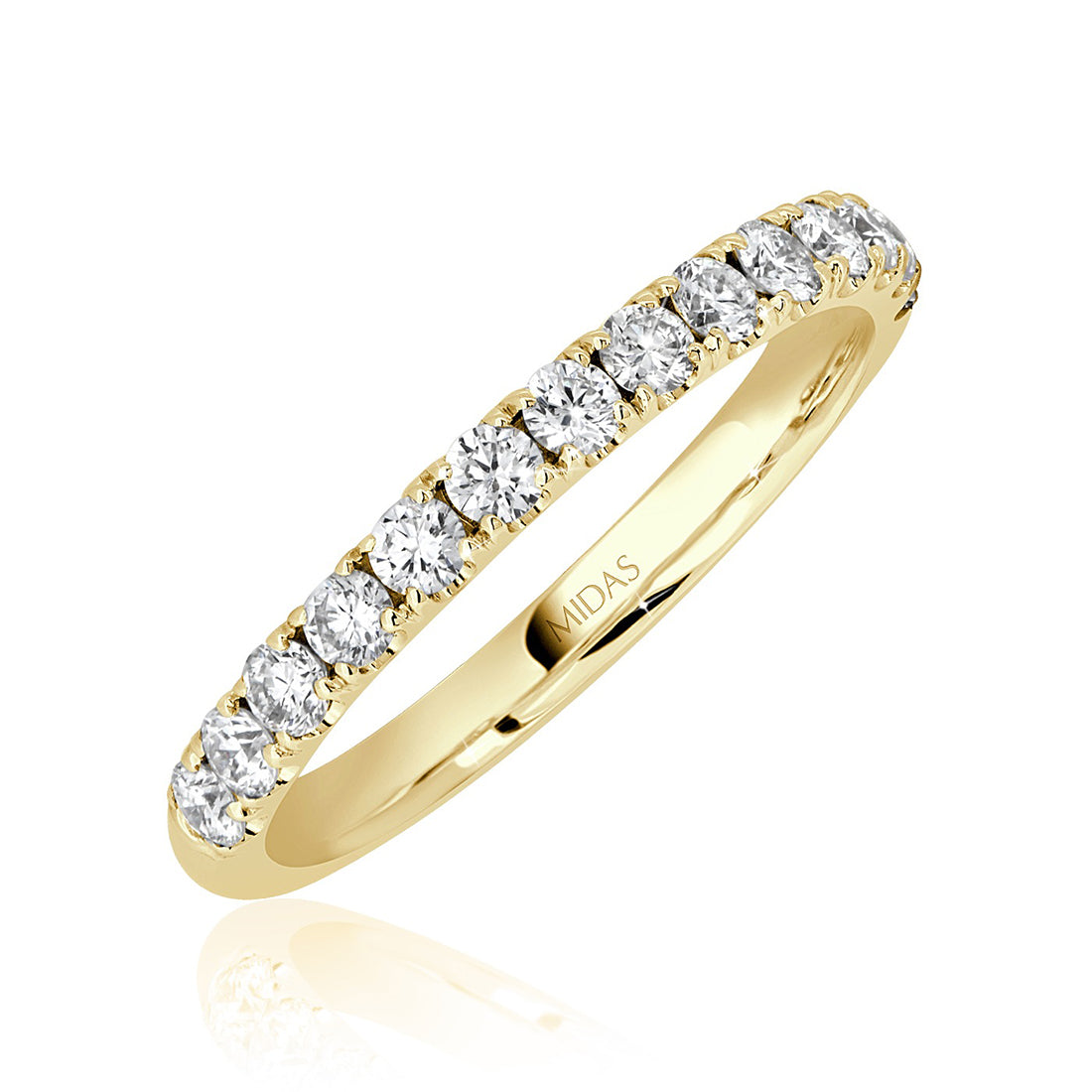 Brilliant Cut Diamond Wedding Band