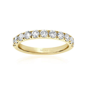 Diamond Wedding Band in a Single Row Setting