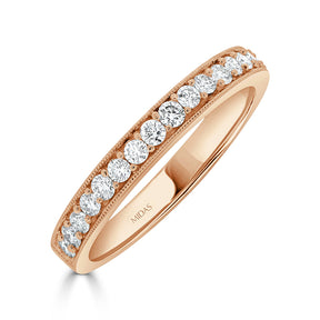 Milgrain Wedding Band