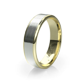 Classic Domed Satin Finish Wedding Band