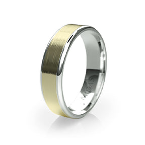 Classic Domed Satin Finish Wedding Band