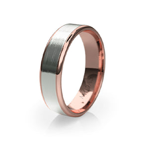 Classic Domed Satin Finish Wedding Band