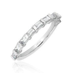 Baguette Cut Eternity Wedding Band