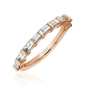 Baguette Cut Eternity Wedding Band