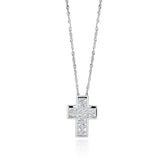 Princess Cut Diamond Cross