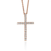 Elegant Diamond Cross Pendant