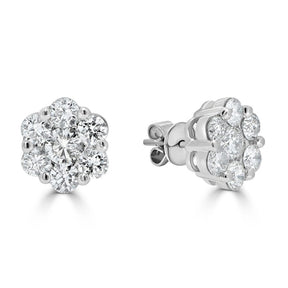 Flower Design Studs