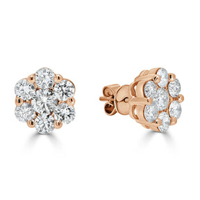 Flower Design Studs