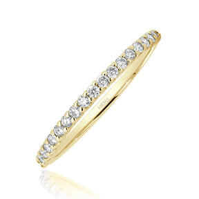 Radiant Diamond Wedding Band