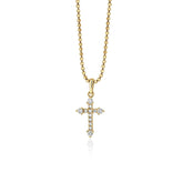 White Gold Small Size Cross