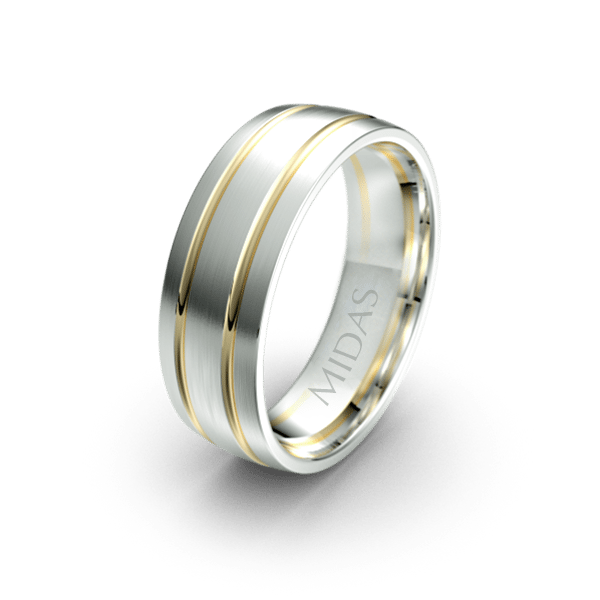 Sleek Band with Twin Polished Groves (QF1160)