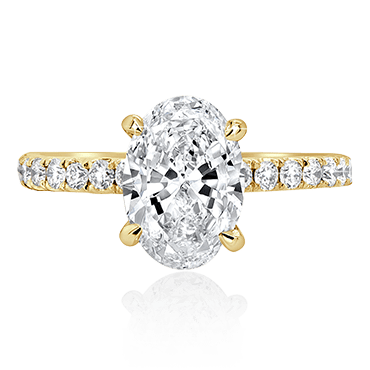 Adi Ring - 1.50 Carat Oval Diamond Solitaire Engagement Ring